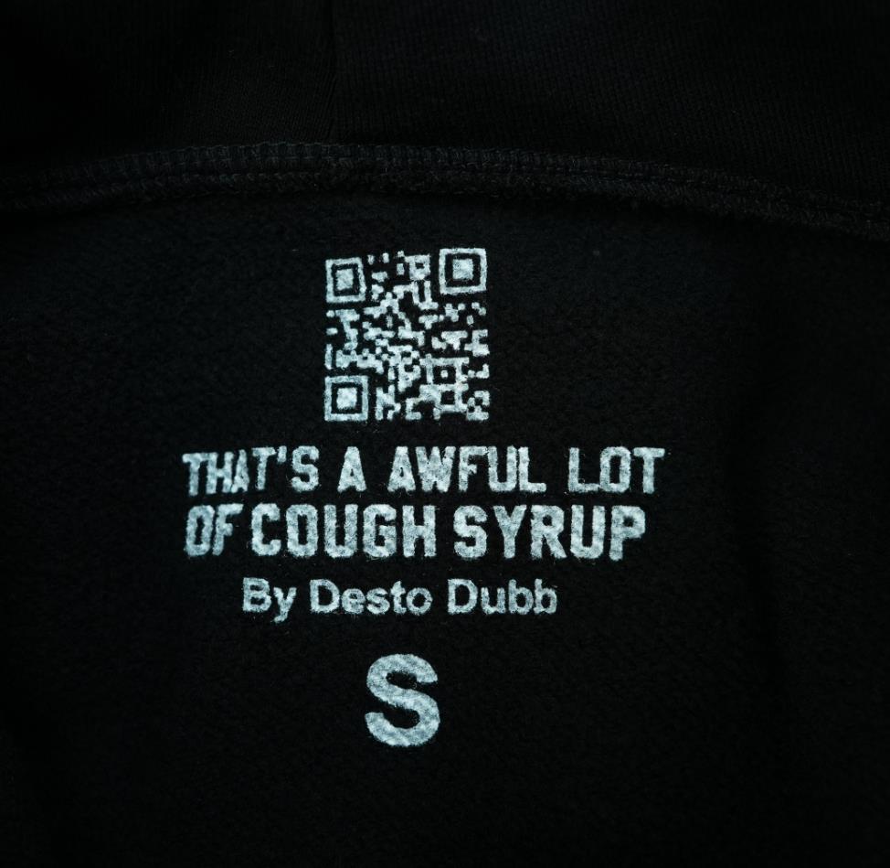 That's A Awful Lot Of Cough Syrup Hoodie Black Streetwear Pullover Sweatshirt