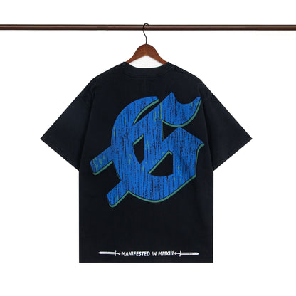 Godspeed Doberman Moon Graphic T-Shirt Black
