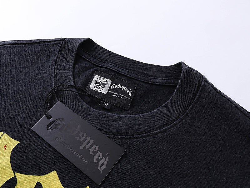 Godspeed Highway Skeleton Rider Tee Black
