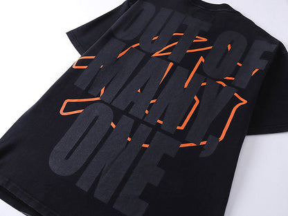 Godspeed Burning Car Graphic T-Shirt Black