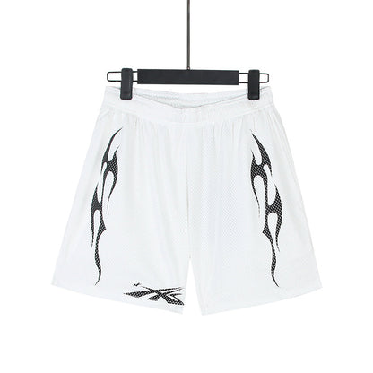 Hellstar Shard Flame Mesh Basketball Shorts