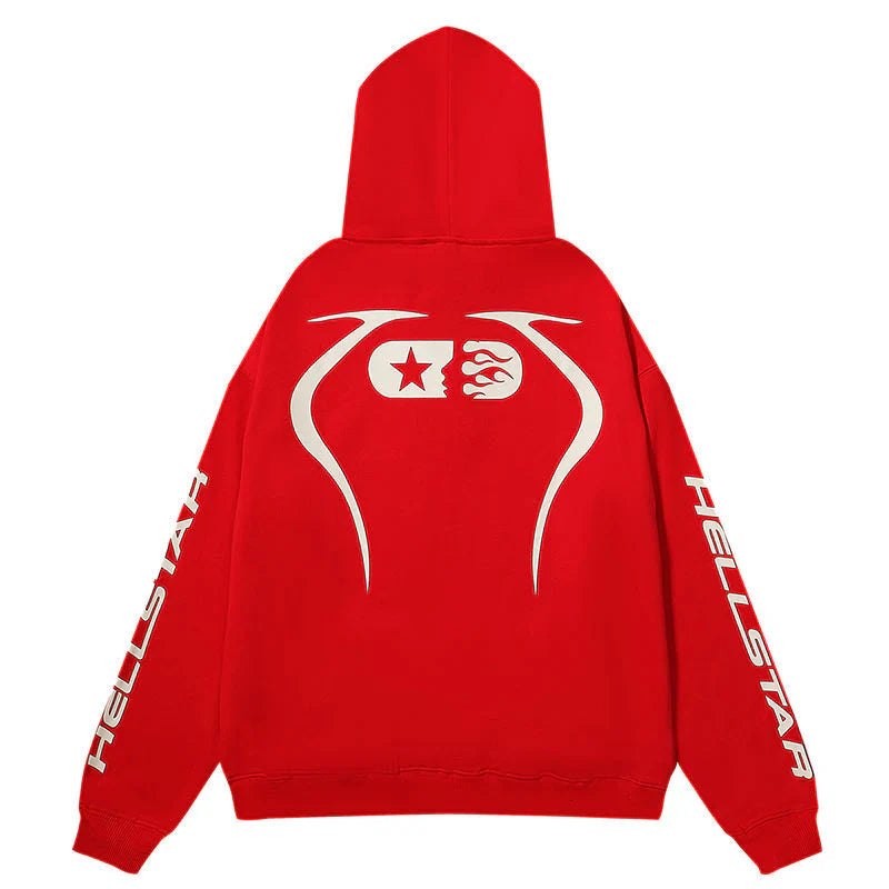 Hellstar Sports Jet  Hoodie Red