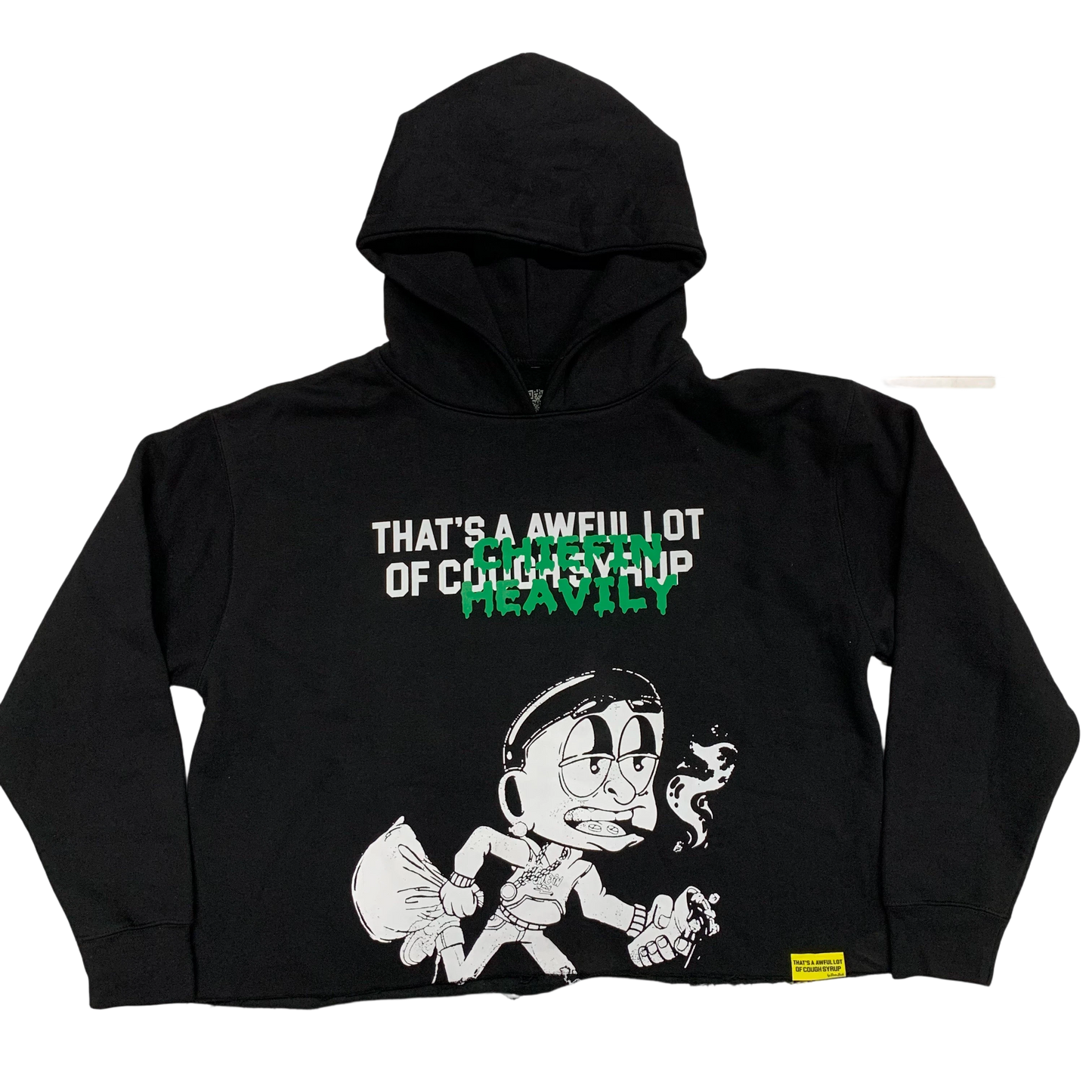 That's A Awful Lot Of Cough Syrup x Chiefin Heavily Hoodie Black
