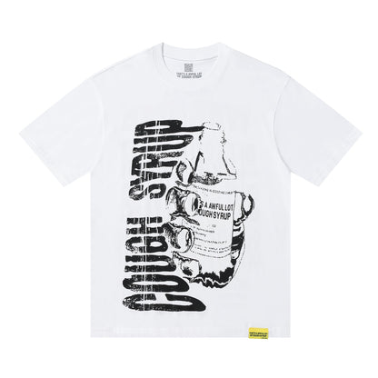 THAT'S A Awful Lot of Cough Syrup ‘Warning T-shirt white’