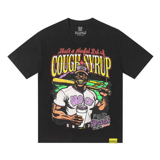 THAT'S A Awful Lot of Cough Syrup Black baseball T-shirt