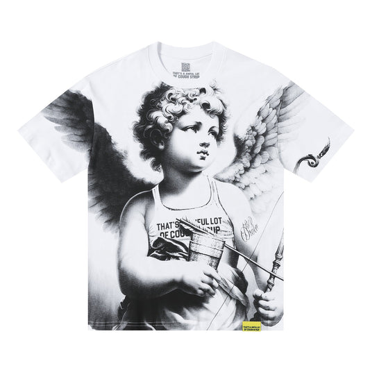 THAT'S A AWFUL LOT OF COUGH SYRUP | Cupid T-Shirt 'White'