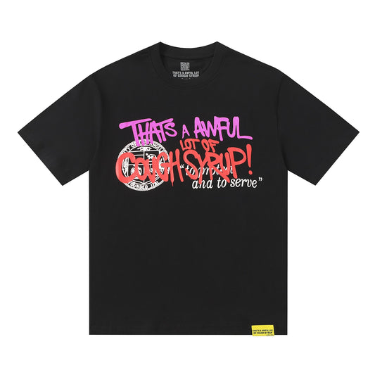That's A Awful Lot Of Cough Syrup Protect And Serve Black T-Shirt