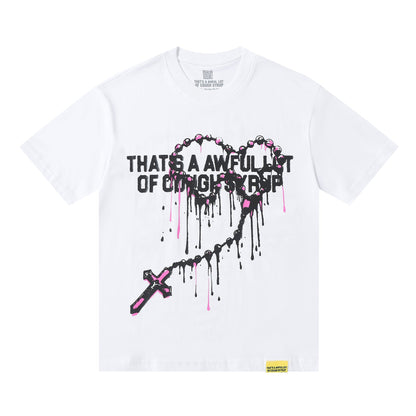 That's A Awful Lot of Cough Syrup “Rosary Graphic T-shirt”