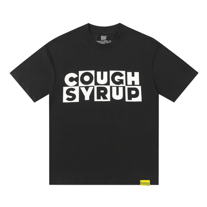 That's A Awful Lot of Cough Syrup Classic Block Logo Tee - Black