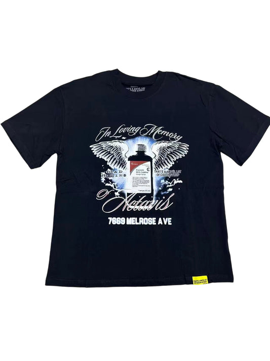 That's A Awful Lot Of Cough Syrup In Loving Memory Actavis Melrose Ave T-Shirt