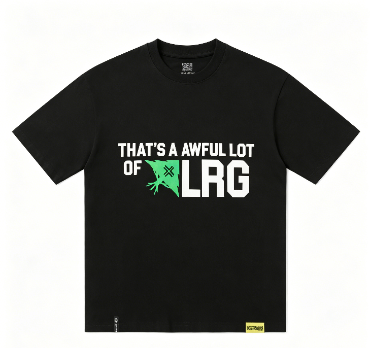 That's A Awful Lot of Cough Syrup “LRG" T-shirt（Black)