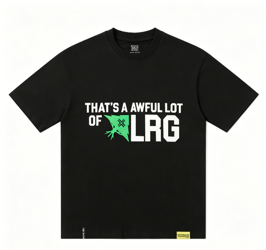 That's A Awful Lot of Cough Syrup “LRG" T-shirt（Black)