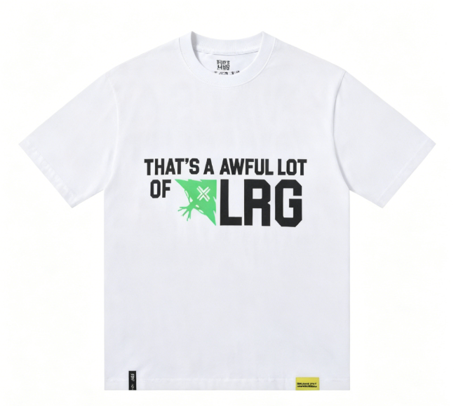 That's A Awful Lot of Cough Syrup x LRG T-shirt（White)