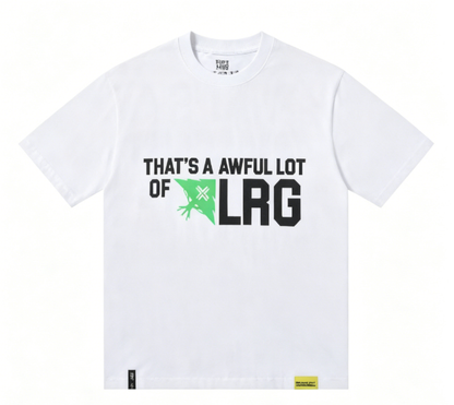 That's A Awful Lot of Cough Syrup x LRG T-shirt（White)