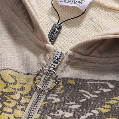 Vale Forever Nostalgia Zip Up 'Tattered/Grey'