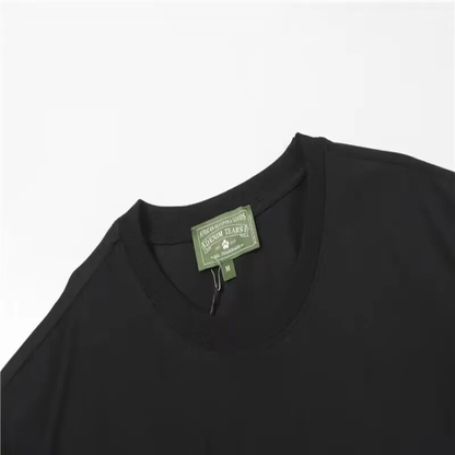 Denim Tears Rhinestone Cotton Wreath T-Shirt Black
