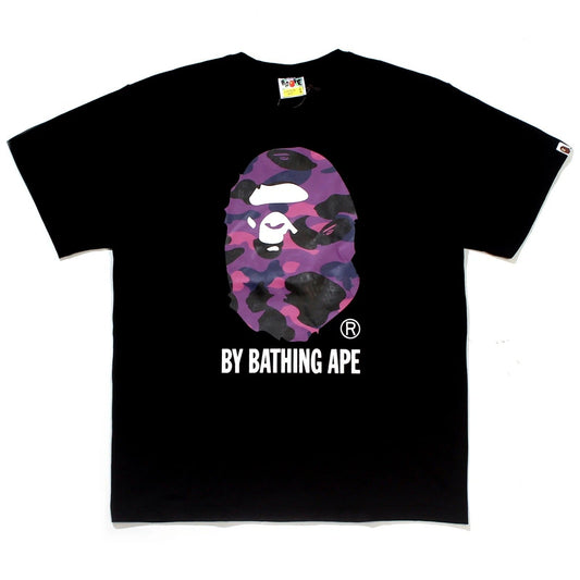 A Bathing Ape BAPE Big Ape Head Tee Purple Camo