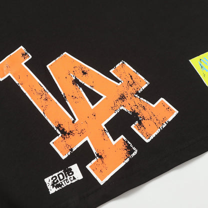 That's A Awful Lot Of Cough Syrup LA Dodgers Style Graphic Black T-Shirt