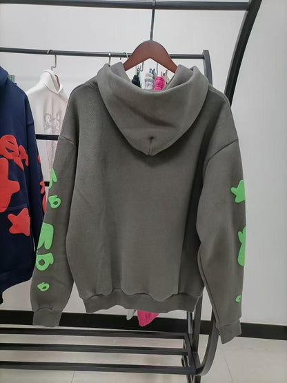 Sp5der Beluga Hoodie Grey Green