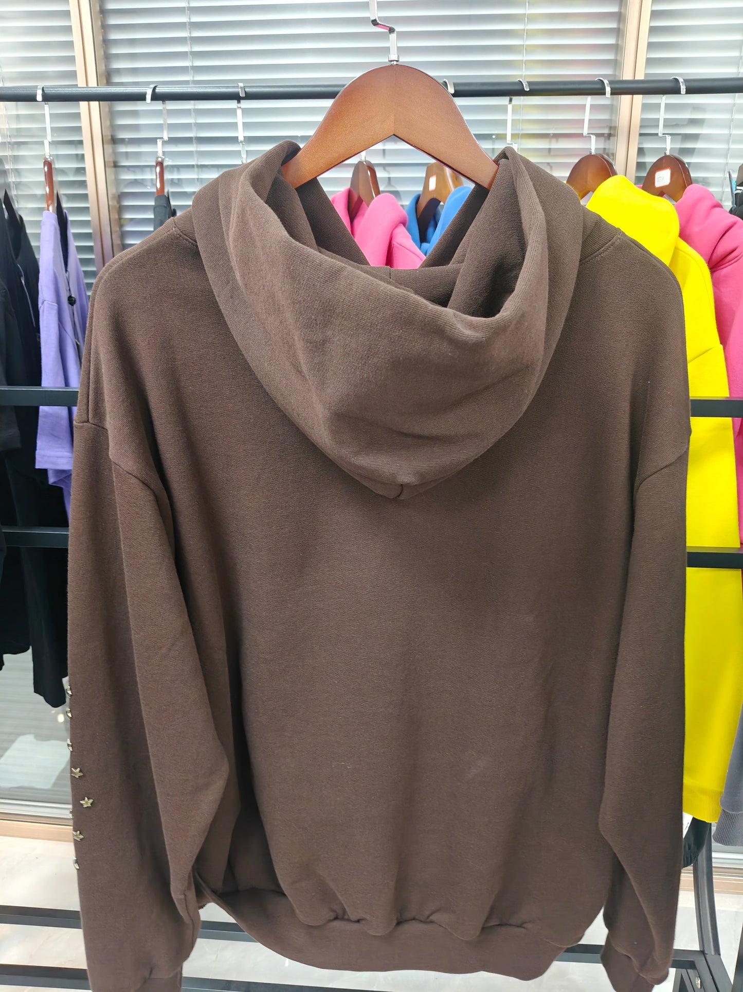 Travis Scott x Sp5der Days Before Rodeo Hoodie Brown