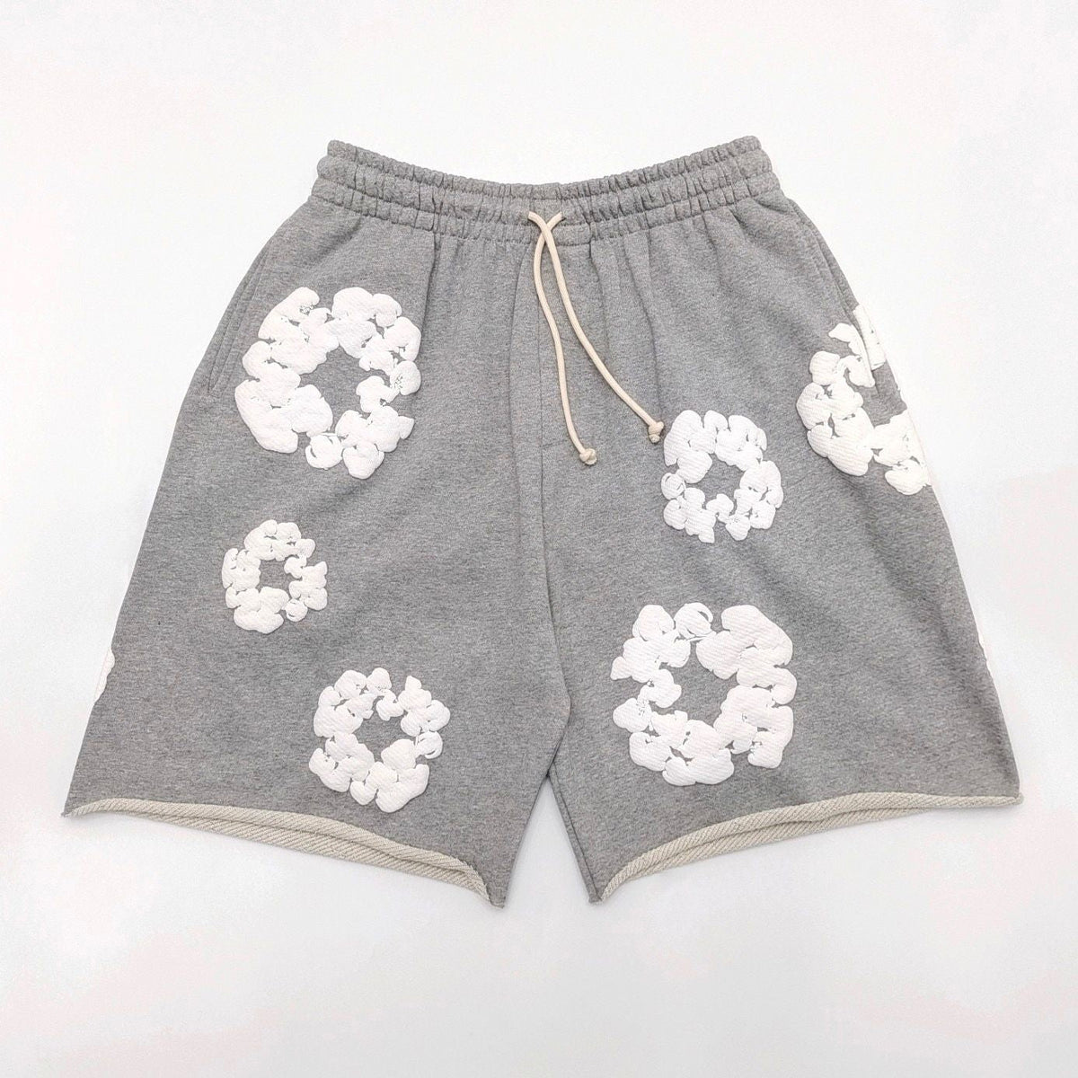 Denim Tears Cotton Wreath Shorts Grey