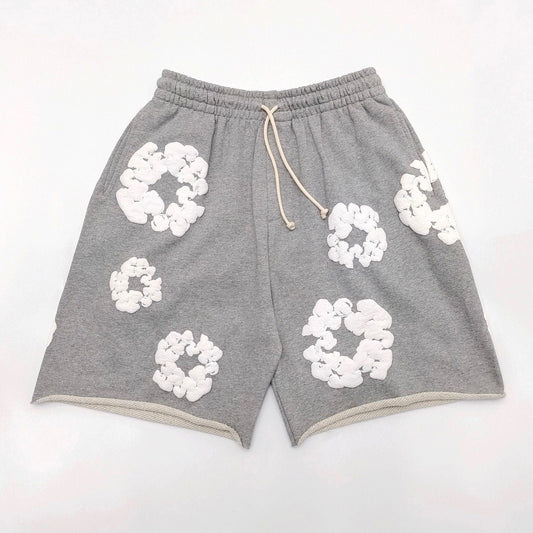 Denim Tears Cotton Wreath Shorts Grey