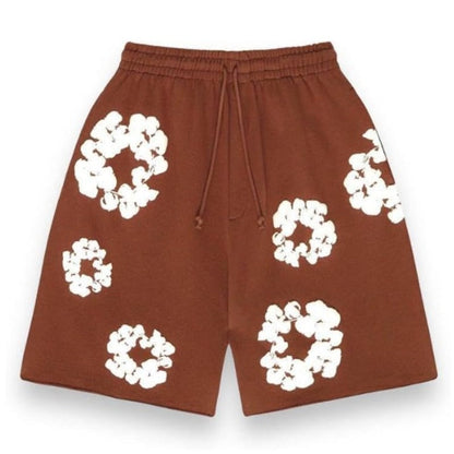Denim Tears Cotton Wreath Shorts Brown