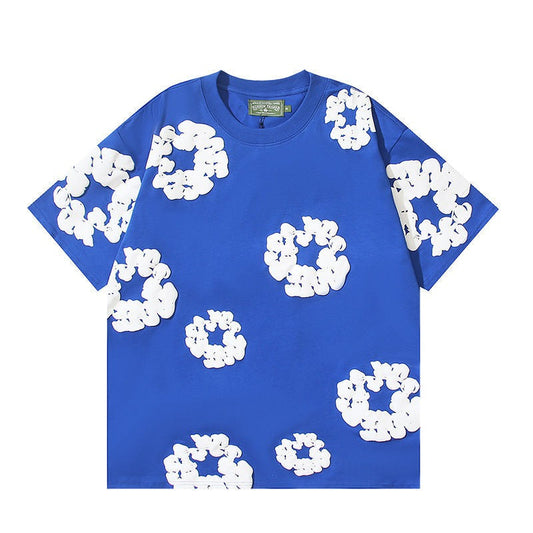 Denim Tears Cotton Wreath T-Shirt Blue
