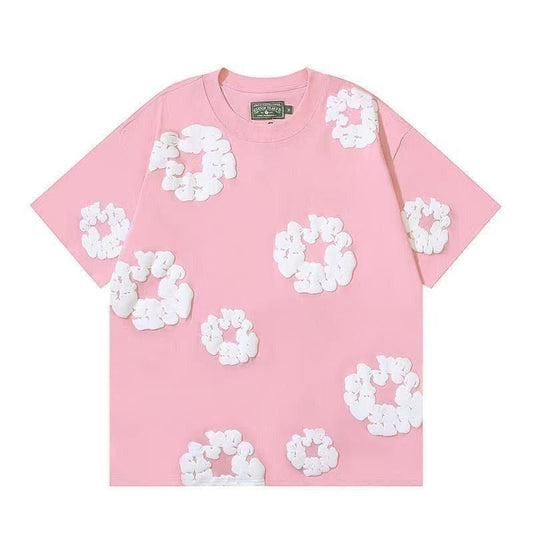 Denim Tears Cotton Wreath T-Shirt Pink