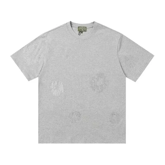 Denim Tears Rhinestone Cotton Wreath T-Shirt Grey