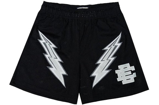 Eric Emanuel EE Lightning Bolt Mesh Shorts Black/White
