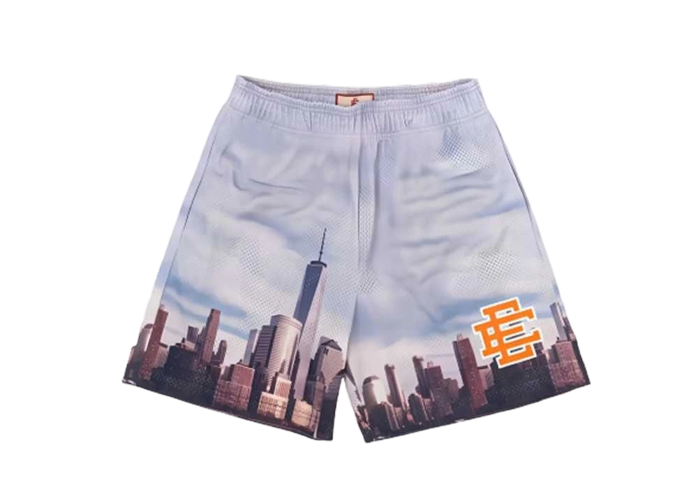 EE Basic Mesh Shorts Skyline
