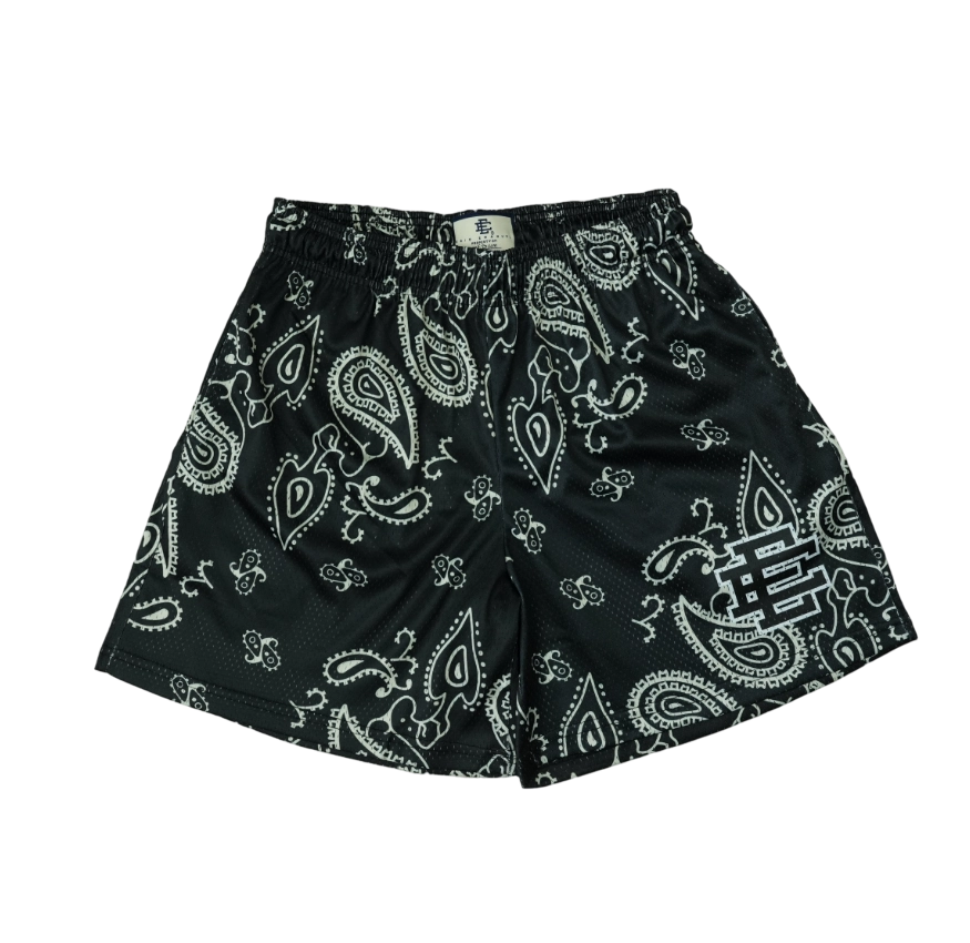 Eric Emanuel EE Basic Short Black Paisley