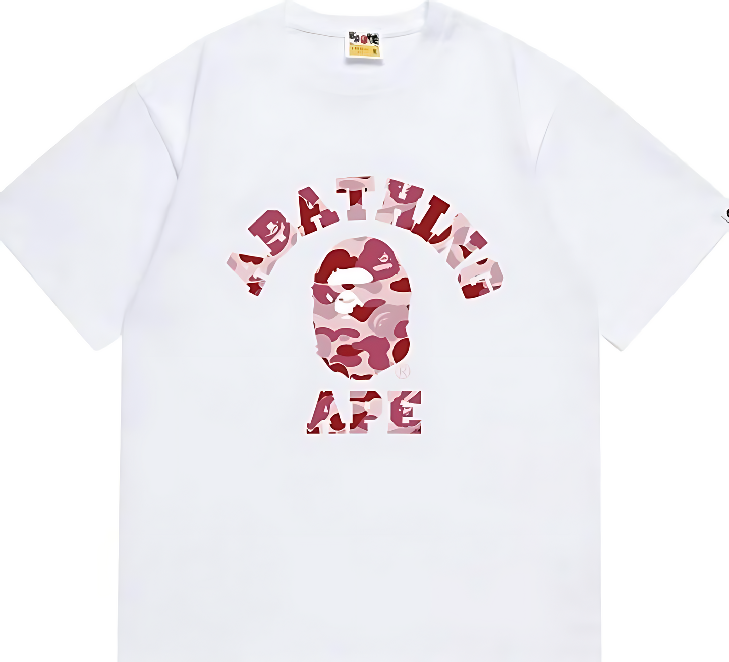 BAPE ABC CAMO COLLEGE TEE