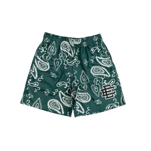 Eric Emanuel EE Basic Short Green Paisley