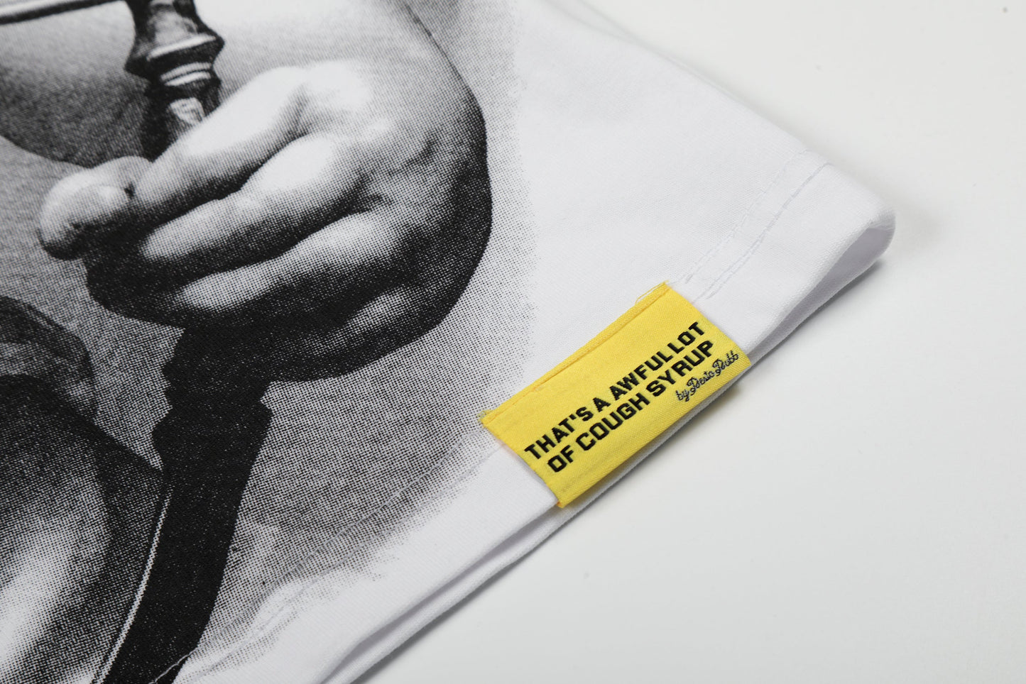 THAT'S A AWFUL LOT OF COUGH SYRUP | Cupid T-Shirt 'White'