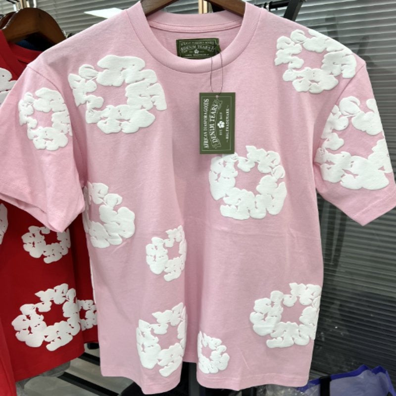 Denim Tears Cotton Wreath T-Shirt Pink