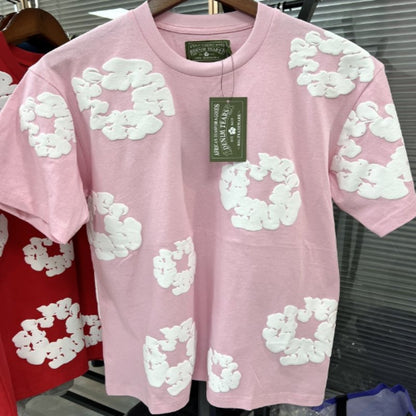 Denim Tears Cotton Wreath T-Shirt Pink