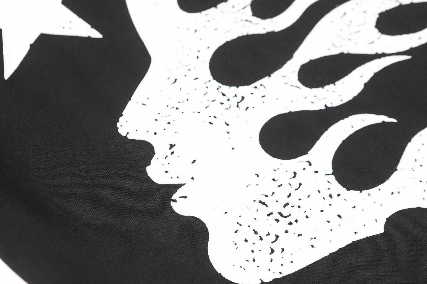 Hellstar Graphic Logo Rhinestone Vintage Black T-Shirt