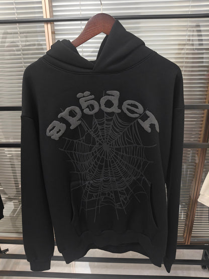 Sp5der Phantom Web Hoodie Black