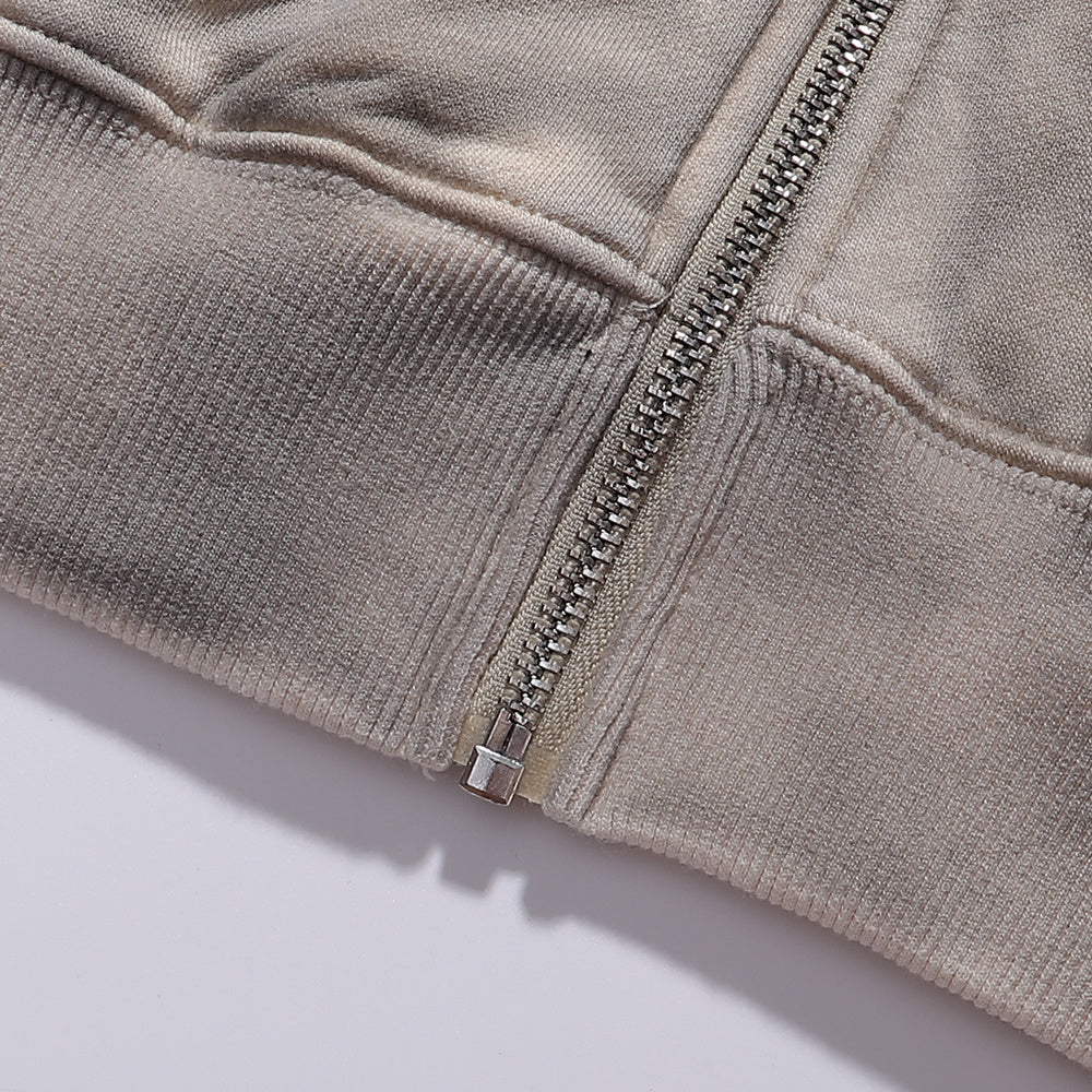 Vale Forever Nostalgia Zip Up 'Tattered/Grey'