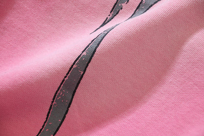 Hellstar Tribal Flame Graphic Print Sweatpants Pink