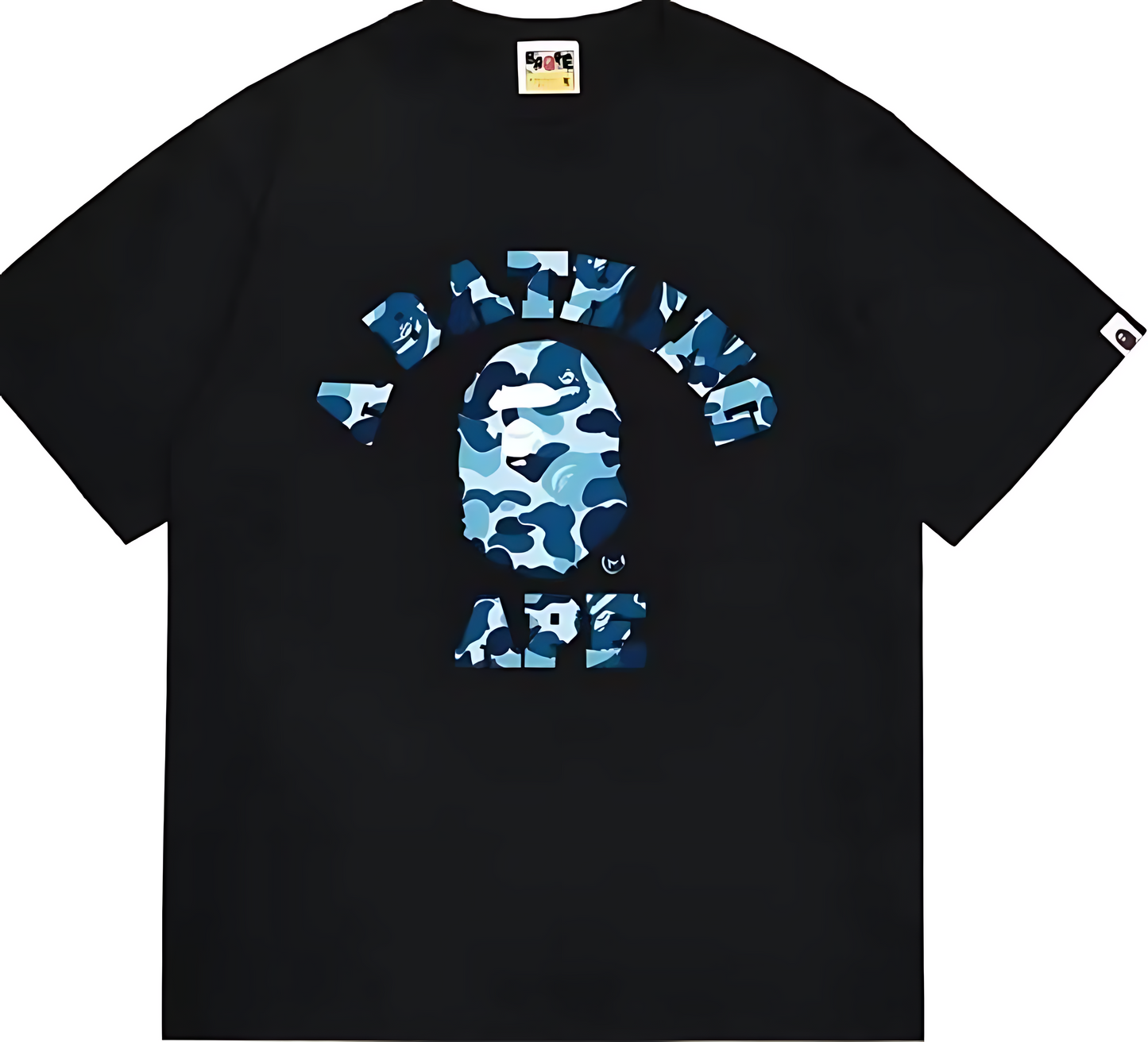 BAPE ABC CAMO COLLEGE TEE