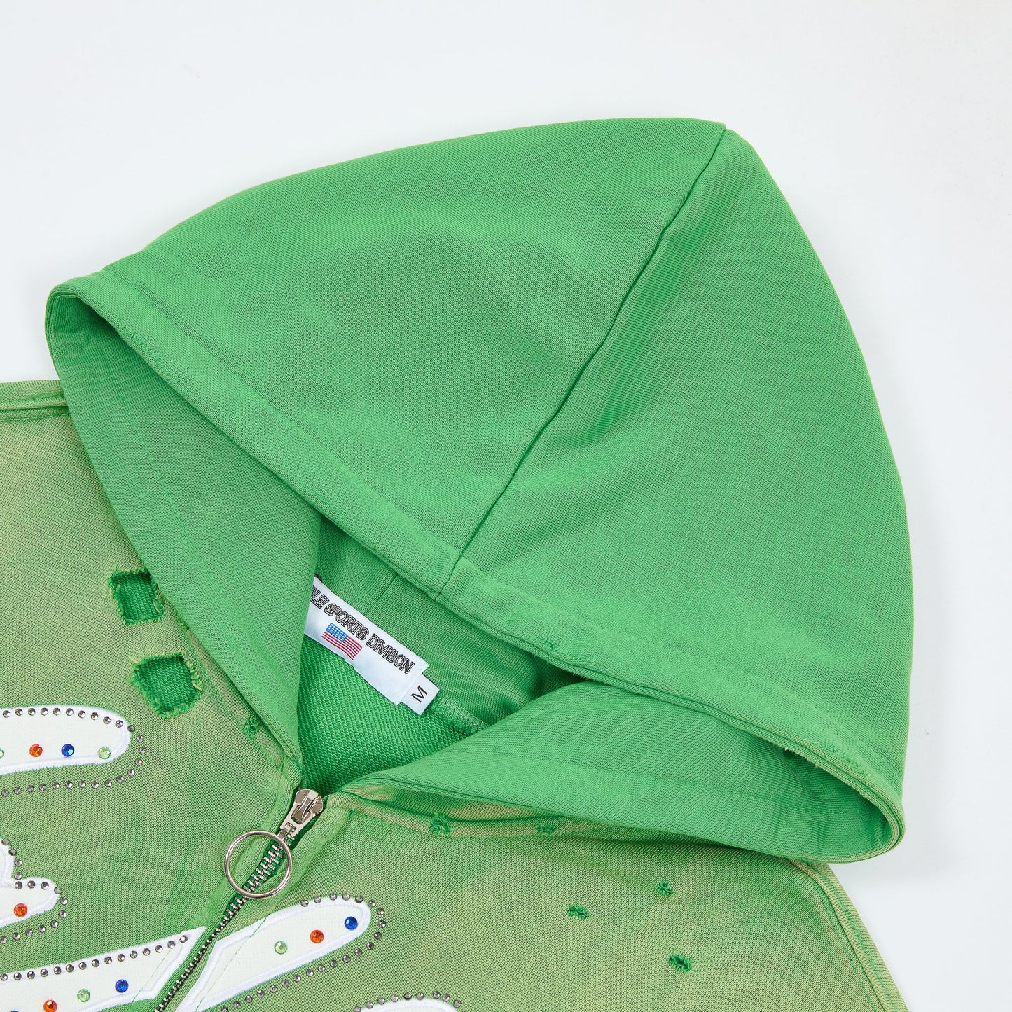 Vale Forever Inferno Zip Up Hoodie Green