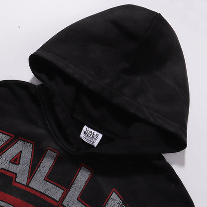 Vale Forever "Valley Sport Dept" Black Bulldog Graphic Hoodie