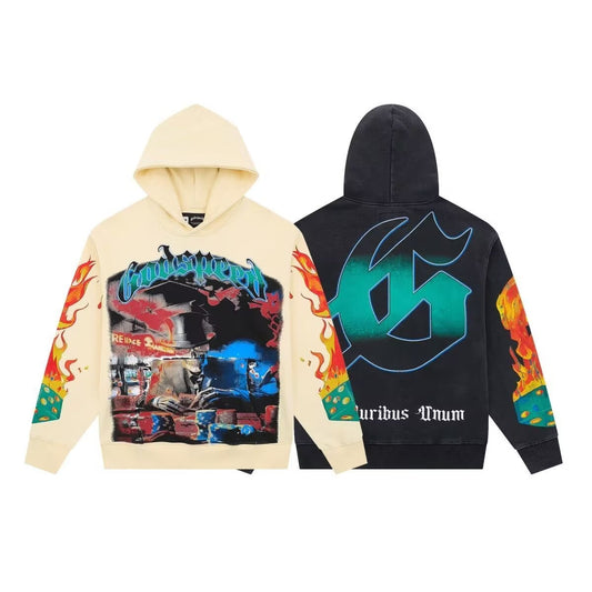 Godspeed Casino Scene Flame Hoodie