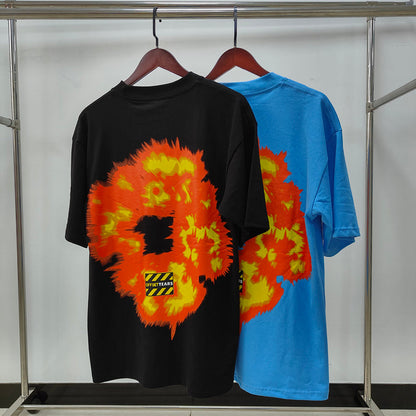 Denim Tears Graphic Print T-shirt Black