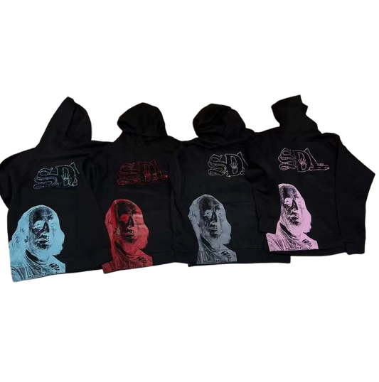 SDL Franklin Rhinestone Graphic Hoodie