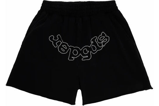 Sp5der Worldwide OG Logo Sweat Shorts Black