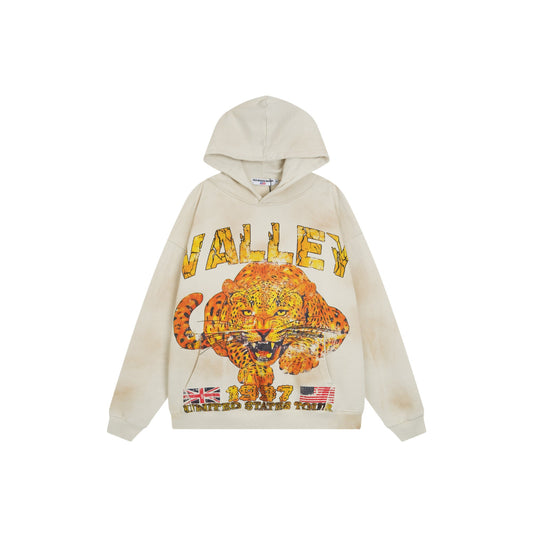Vale Forever Leopard Tour Hoodie Cream